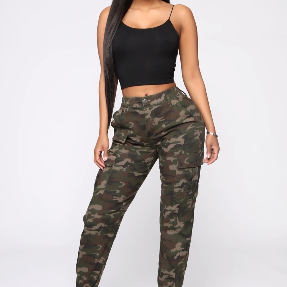 FashionNova Cadet Kylie Camp Pants